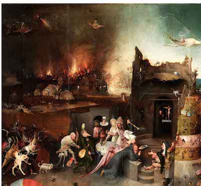 Jerome Bosch - Les Tentations de Saint-Antoine - 1502 - Musée National de l'Art Ancien - Lisbonne